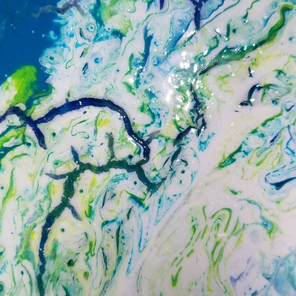 12"x12" Handmade paint pour - Picture 2 of 8